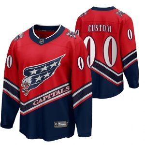 Washington Capitals Trikot Benutzerdefinierte 2022 Reverse Retro Rot Authentic